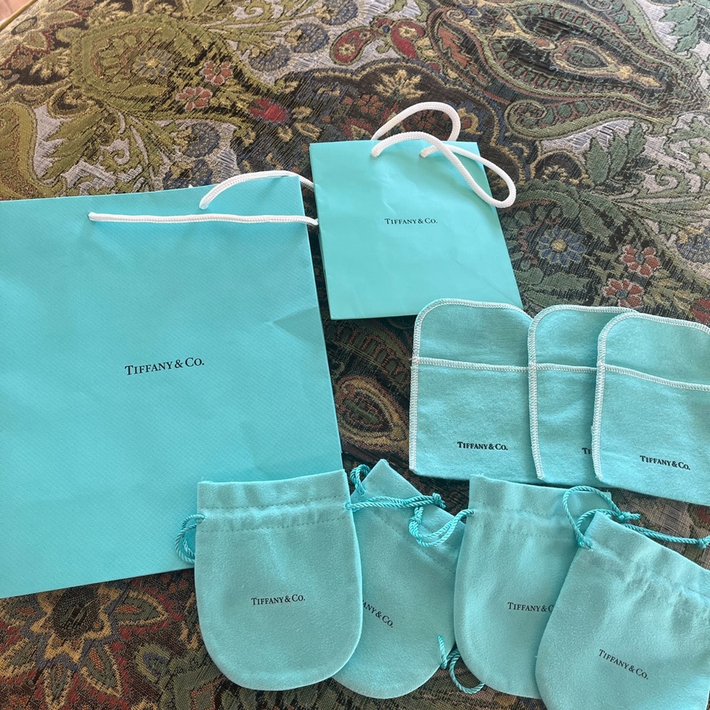 Tiffany & co. Dust bags lot new